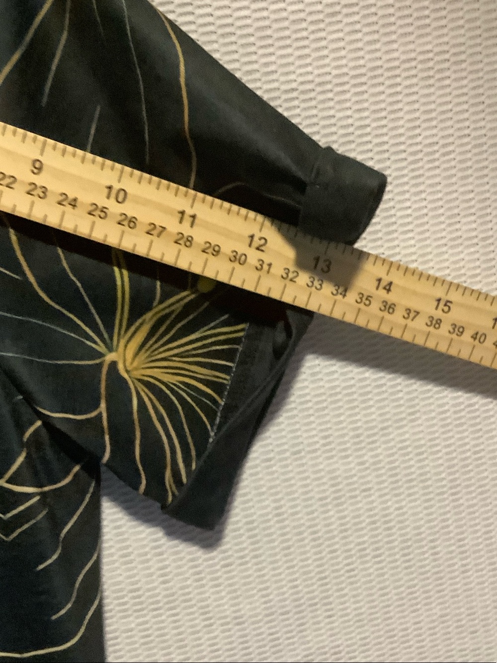 Black Midi Dress with Teal Floral Print - Picture 7 of 11